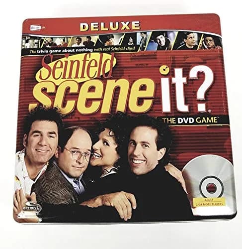 Scene It? Seinfeld Deluxe Edition DVD Game | 2-8 Players, Trivia & Party Play thumbnail 1