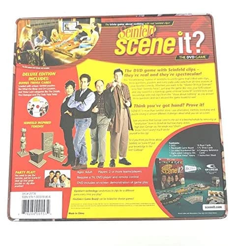 Scene It? Seinfeld Deluxe Edition DVD Game | 2-8 Players, Trivia & Party Play thumbnail 2