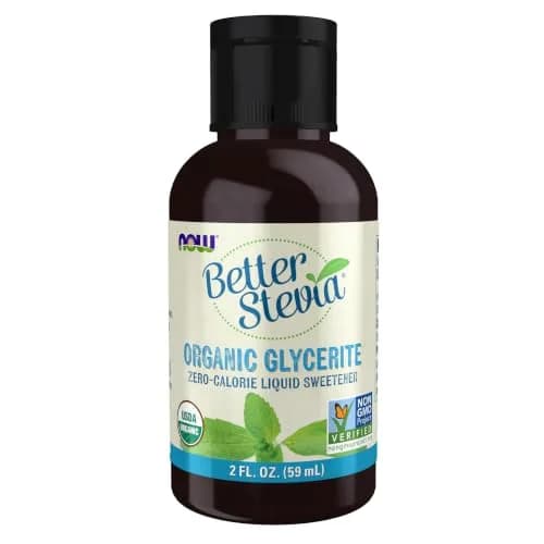 NOW Foods Better Stevia Liquid Glycerite 60ml (2 Fl Oz) | Zero-Calorie Natural Sweetener thumbnail 1