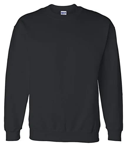 Gildan DryBlend Crewneck Sweatshirt Black Small | Moisture-Wicking & Soft Feel thumbnail 1