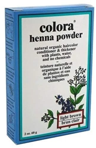 Colora Henna Powder Light Brown 56g (2 Ounce) | Natural Organic Hair Color for Conditioning thumbnail 1