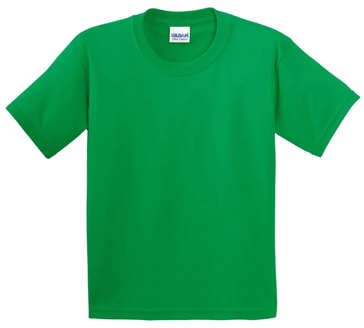 Gildan Ultra Cotton 100% Cotton T-Shirt | Preshrunk Jersey Knit, Sizes XS-XL, Jade Dome — Irish Green