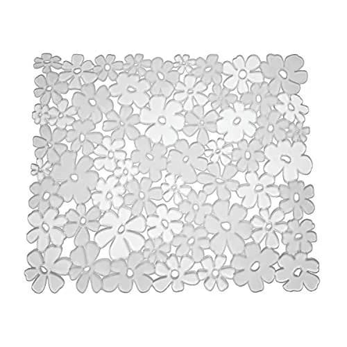 iDesign Blumz Sink Protector Mat Clear | 28cm x 30cm (11" x 12") thumbnail 1