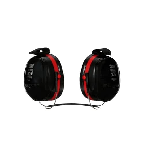 3M Peltor Optime 105 Behind-the-Head Earmuff, 29 dB NRR | Industrial Noise Protection thumbnail 1