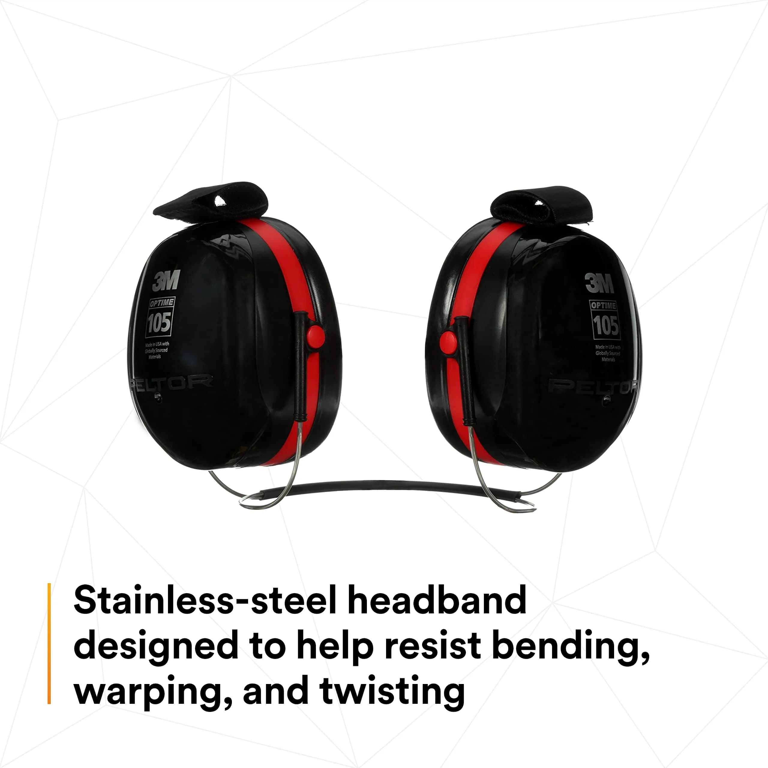 3M Peltor Optime 105 Behind-the-Head Earmuff, 29 dB NRR | Industrial Noise Protection - view 8
