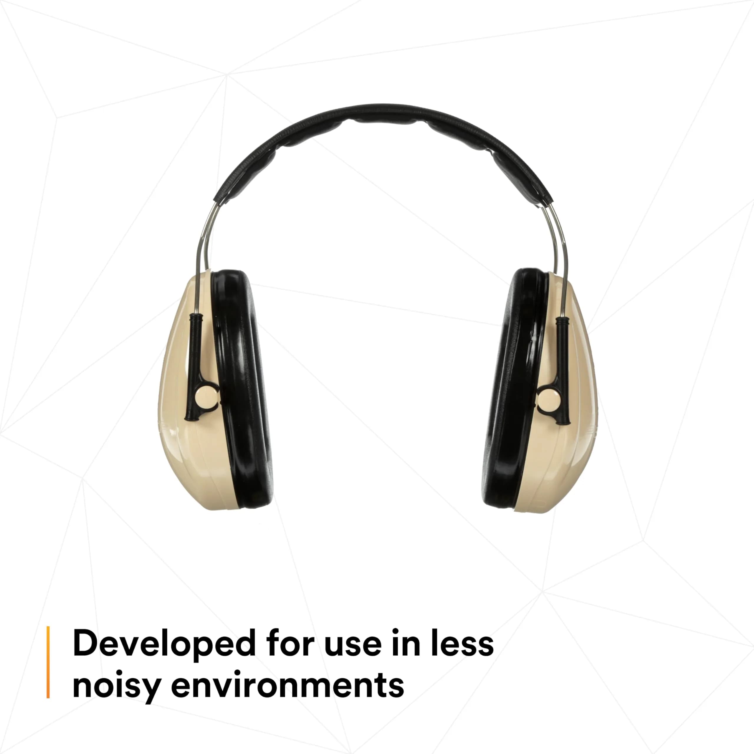 3M Peltor H6AV Optime 95 Over the Head Noise Reduction Earmuff, Hearing Protection, Ear Protectors, NRR 21dB, Ideal for Machine Shops and Power Tools, Beige - view 8