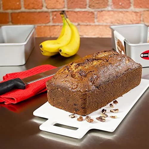 Fat Daddio's Anodized Aluminum Loaf Pan 7.75 x 3.75 x 2.5 Inch (19.4 x 9.5 x 6.4 cm) | Bakery Tough for Indian Home Ovens thumbnail 4
