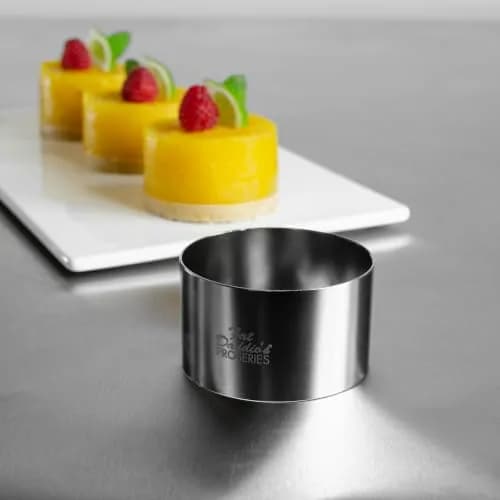 Fat Daddio's SSRD-3175 Stainless Steel Cake & Pastry Ring, 3 x 1.75 inch | Versatile Baking Tool for Chefs & Bakers thumbnail 2