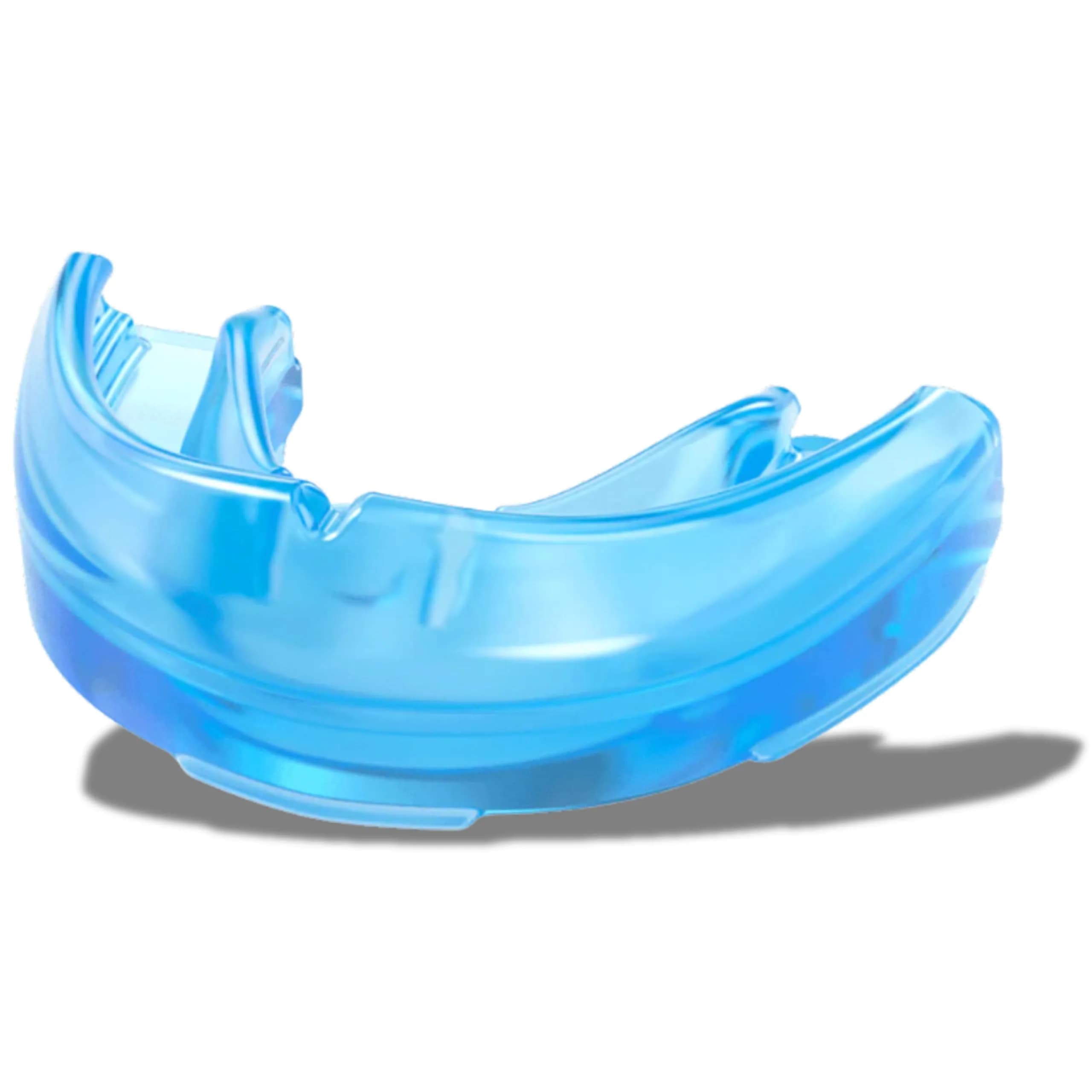 Shock Doctor Orthodontic Mouth Guard for Braces, Adult & Youth Sizes, Blue | Sports Upper Teeth Protection — Blue