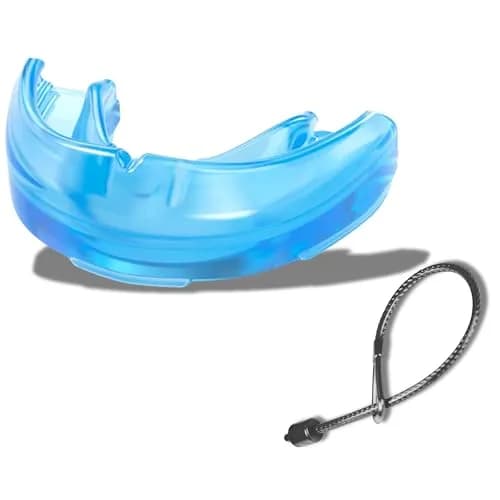 Shock Doctor Mouth Guard for Braces, Blue, Youth | Full Upper Teeth Protection, Instant Fit thumbnail 1