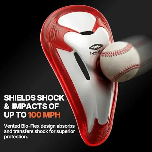 Shock Doctor Compression Shorts with Protective Bio-Flex Cup | Moisture Wicking, Vented Support, Adult, X-Large thumbnail 5
