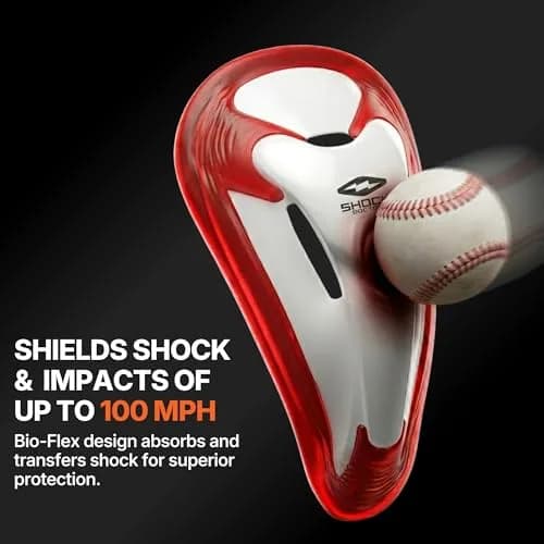 Shock Doctor Jock Straps with Cup Included, Medium, White | Core Athletic Support for Men thumbnail 3