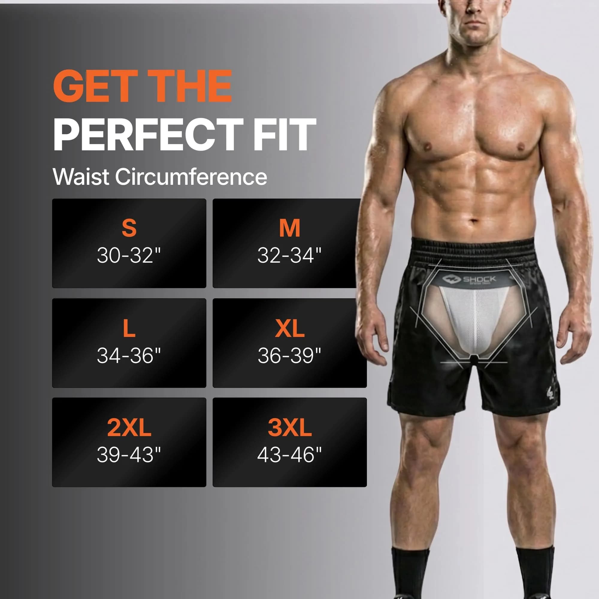 Shock Doctor 213 Core Supporter with BioFlex Cup Large | Athletic Groin Protector for Men thumbnail 6