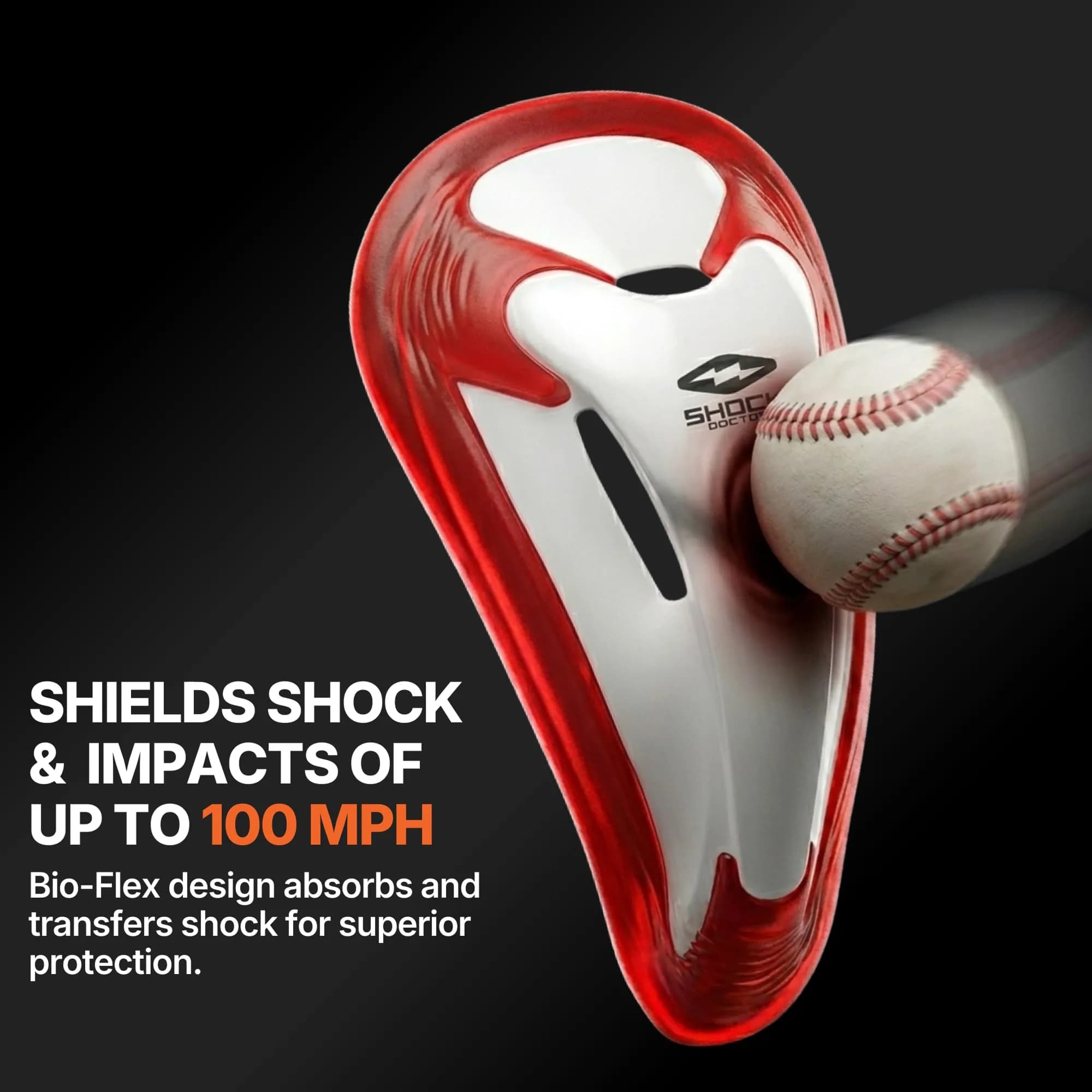 Shock Doctor 213 Core Supporter with BioFlex Cup Large | Athletic Groin Protector for Men thumbnail 3