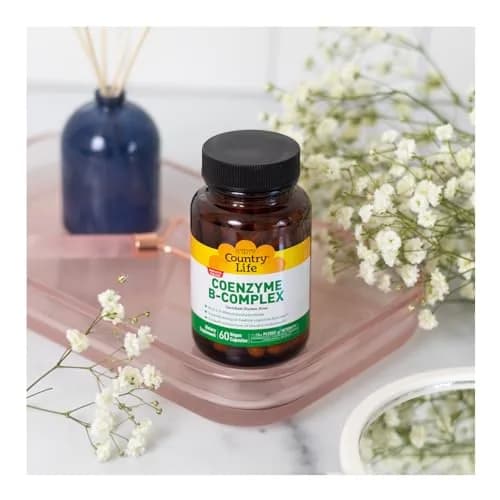 Country Life Coenzyme B-Complex with Choline, 60 Vegan Capsules | Supports Nerve & Brain Health thumbnail 3