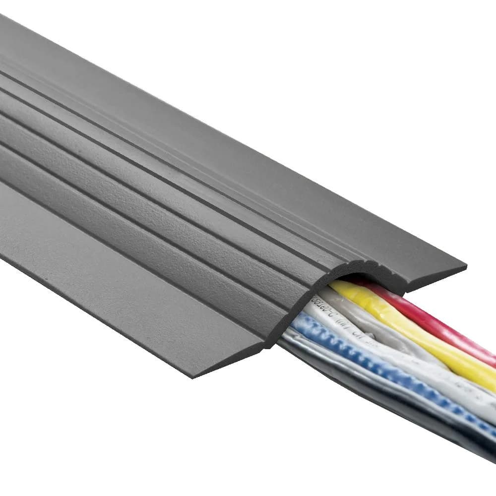 UT Wire 5 ft (1.52 m) Cable Blanket Low Profile Cord Cover | Grey - main product image