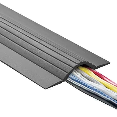 UT Wire 5 ft (1.52 m) Cable Blanket Low Profile Cord Cover | Grey thumbnail 1
