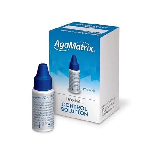 AgaMatrix Wavesense Normal Control Solution 6ml (0.2 Fl Oz) | For Quality Control Testing thumbnail 1