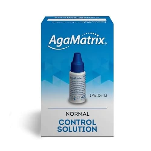 AgaMatrix Wavesense Normal Control Solution 6ml (0.2 Fl Oz) | For Quality Control Testing thumbnail 2