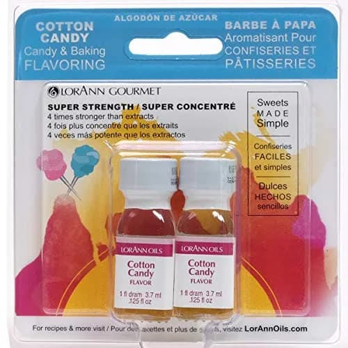 LorAnn Oils Super Strength Cotton Candy Flavoring 0.125 oz | Bold, Concentrated Candy Flavor, Alcohol & Gluten Free thumbnail 1