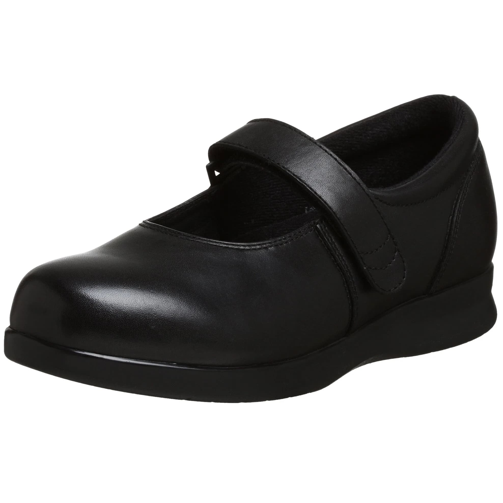 Drew Women's Bloom II Comfortable Mary Jane Stretch Shoes for Women with Extra Depth Black Calf 7.5 W US - main product image