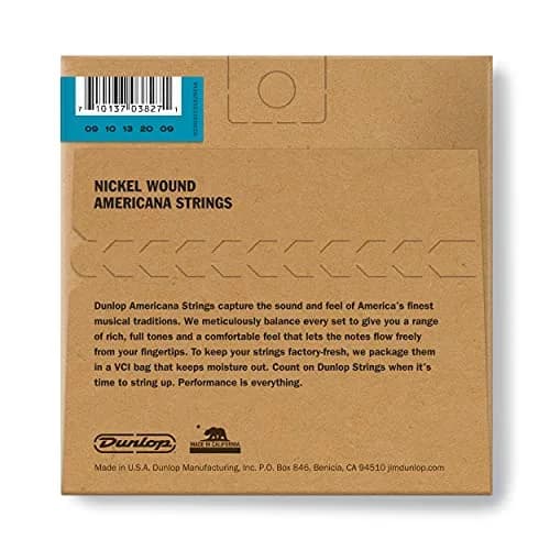 Jim Dunlop Banjo Strings Nickel Light .009–.020 | Crisp, Durable, USA-Constructed thumbnail 2