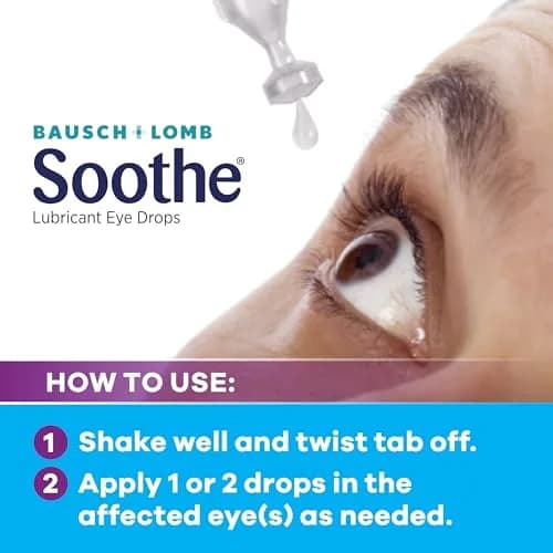 Soothe Preservative-Free Lubricant Eye Drops 16.8ml (0.56 Fl Oz) | Fast Relief for Dry Eyes thumbnail 4