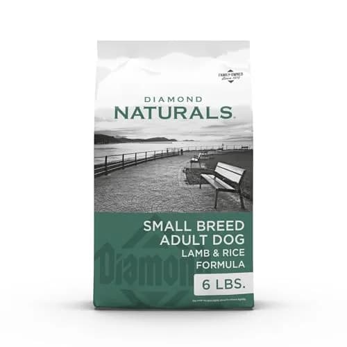 Diamond Naturals Small Breed Adult Dry Dog Food, Lamb & Rice, 6lb | Supports Small Breed Needs & Digestion thumbnail 1