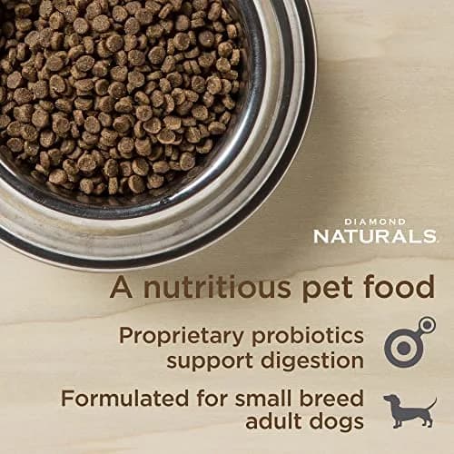 Diamond Naturals Small Breed Adult Dry Dog Food, Lamb & Rice, 6lb | Supports Small Breed Needs & Digestion thumbnail 2