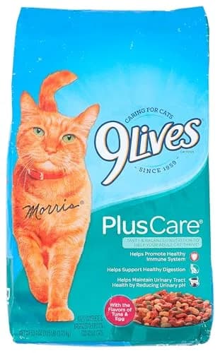 9Lives Plus Care - Tuna & Egg - 3.5 lb | Supports Digestive & Urinary Health thumbnail 1