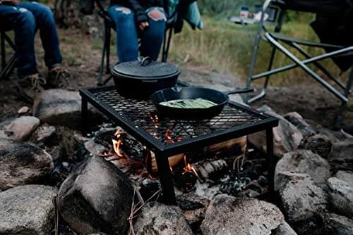 Stansport Heavy-Duty Camp Grill - Medium (614-333) | Durable Steel Mesh Cooking Surface thumbnail 5