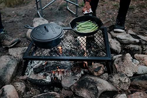 Stansport Heavy-Duty Camp Grill - Medium (614-333) | Durable Steel Mesh Cooking Surface thumbnail 6