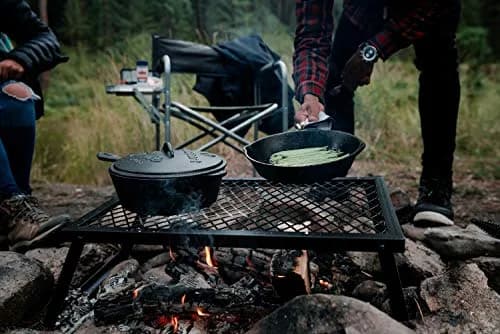 Stansport Heavy-Duty Camp Grill - Medium (614-333) | Durable Steel Mesh Cooking Surface thumbnail 7