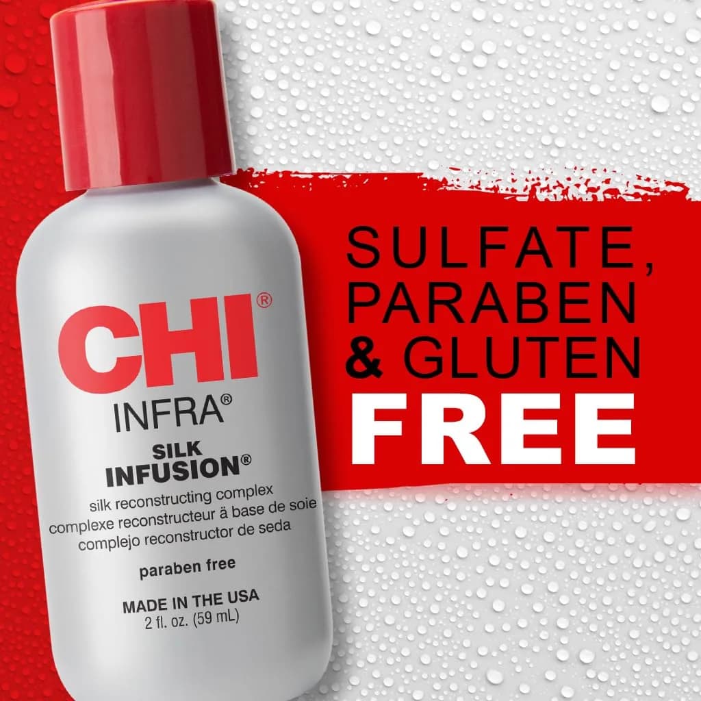 CHI Infra Silk Infusion Leave-In Hair Treatment 2 fl oz (59 ml) | Smooth, Shiny, Strong Hair - view 5