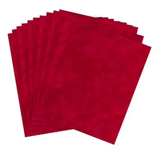 S·E·I Tomato Velvet Paper, Felt Fabric for Drawer & Jewelry Liner, 8.5" x 11" | Premium Felt Sheets for Crafts thumbnail 1