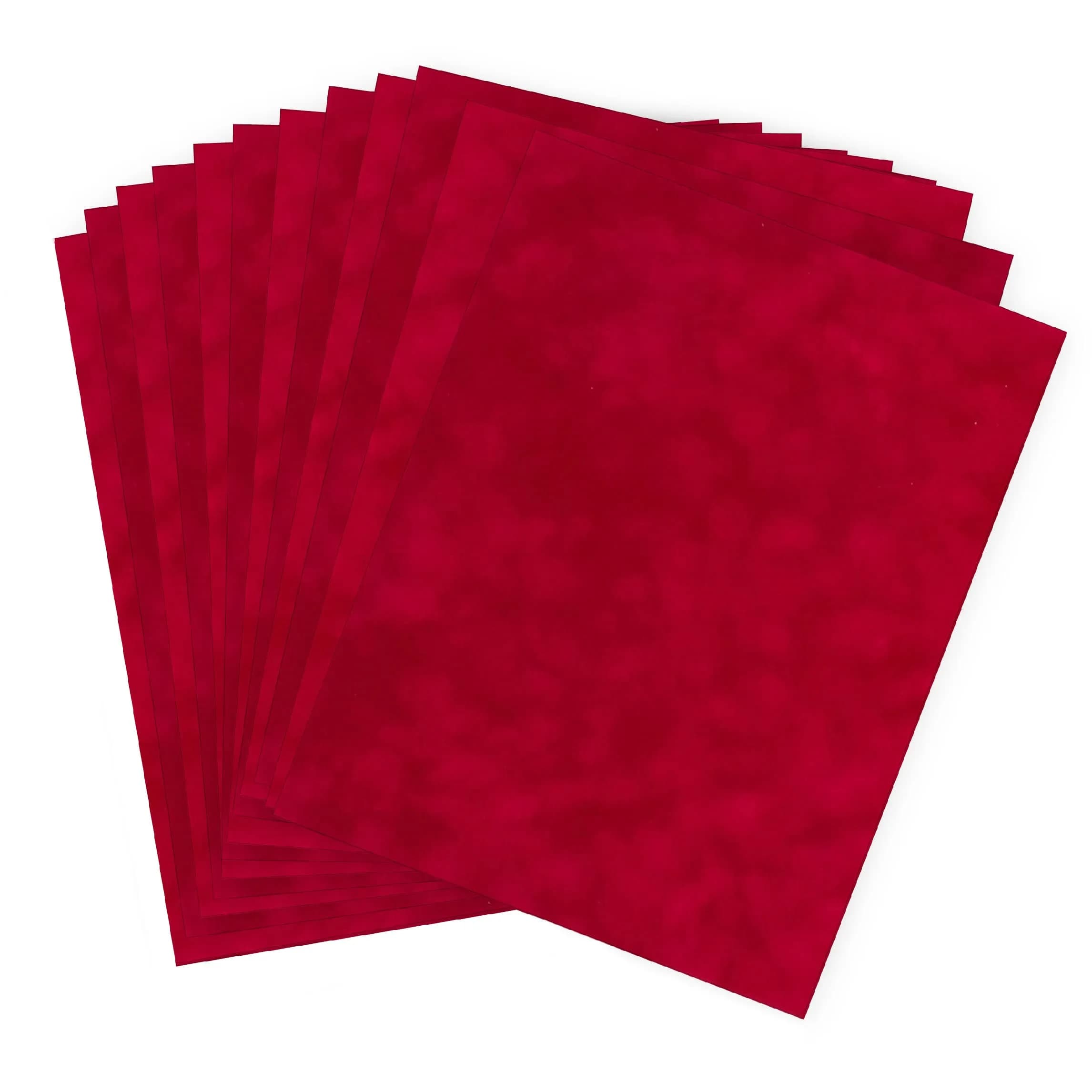 S·E·I Tomato Velvet Paper, Felt Fabric for Drawer & Jewelry Liner, 8.5" x 11" | Premium Felt Sheets for Crafts