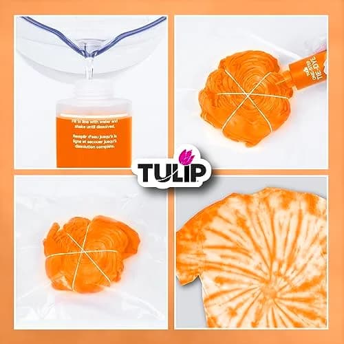 Tulip One-Step Tie-Dye Kit Vibrant Orange Fabric Dye 120ml (4 fl oz) | Easy-to-Use, No Soda Ash Needed thumbnail 2