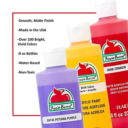 Apple Barrel Acrylic Paint, Christmas Green, 236ml (8 fl oz) | Non-Toxic, Matte Finish thumbnail 4