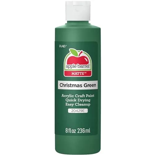 Apple Barrel Acrylic Paint, Christmas Green, 236ml (8 fl oz) | Non-Toxic, Matte Finish thumbnail 1