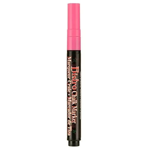 Marvy Uchida Bistro Chalk Marker Broad Point Tip, Pink 6mm (0.24 inches) | Opaque Water-Based Ink thumbnail 1