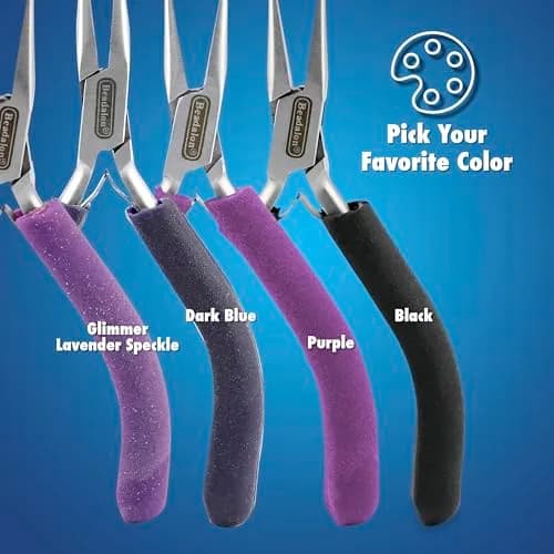 Beadalon Jewelry Pliers 4.75 in | Stainless Steel, Box Joint, Double Leaf Springs thumbnail 6