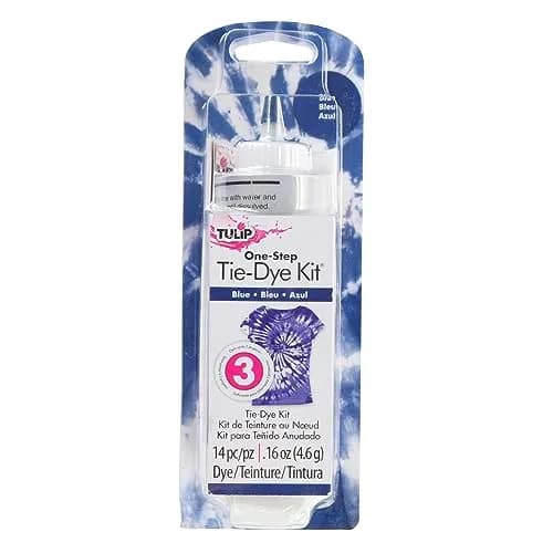 Tulip One-Step Tie-Dye Kit Vibrant Colors for Fabric 4 fl oz (118ml) Blue | Easy-Use Liquid Dye for Cotton, Wool, Rayon, Silk thumbnail 1