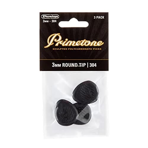 Jim Dunlop Primetone Classic Round Tip Pick 3.0MM (3 Pack) | Jazz & Gypsy Jazz Tone thumbnail 4