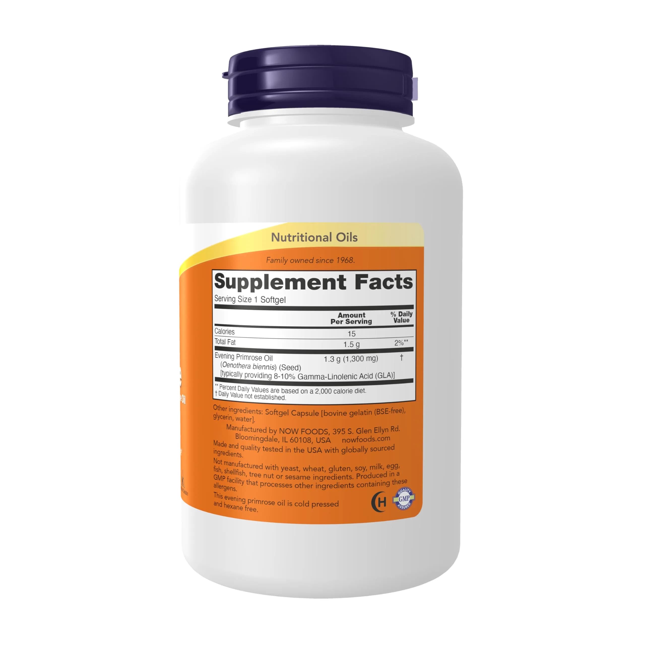 NOW Foods Super Primrose 1300 mg Softgels (120 Count) | GLA for Women's Health & Skin Barrier Support - view 2