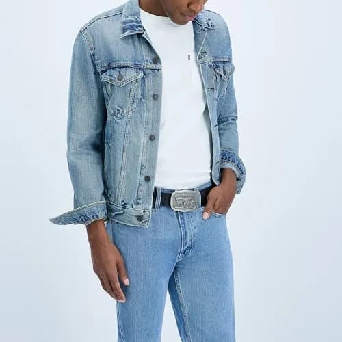 Levi's Men's Leather Belt With Removable Plaque Buckle, Black, 1.5 inches (3.81 cm) | Classic Casual Wear thumbnail 6