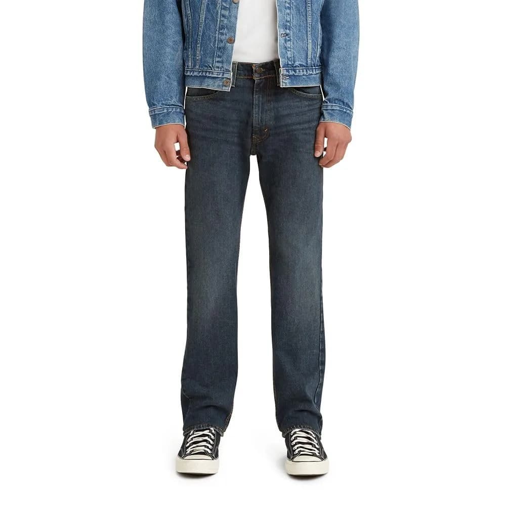 Levi's Men's 505 Regular Fit Jeans | Classic Straight Leg, Zipper Fly, Cotton Blend (34W x 32L)