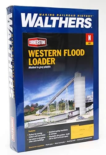 Walthers Cornerstone Series® N Scale Western Flood Loader 19 x 2-11/16 x 9-5/8" 48.3 x 6.8 x 24.4cm - Conveyor Sections 4-1/4" 10.8cm | Modular N Scale Model Building thumbnail 3