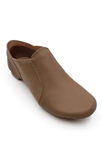 Capezio E-Series Jazz Slip-On Caramel 10.5 M | Flexible, Moisture-Absorbent Dance Shoe thumbnail 1