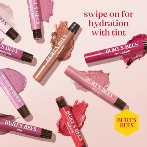 Burt's Bees Fig Tinted Lip Balm with Vitamin E & Coconut Oil | Natural Hydration thumbnail 8