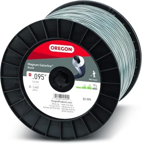 Oregon Magnum Gatorline 095 Trimmer Line 3.65 mm (1443-Foot) | Heavy Duty Square Profile for Professionals thumbnail 1